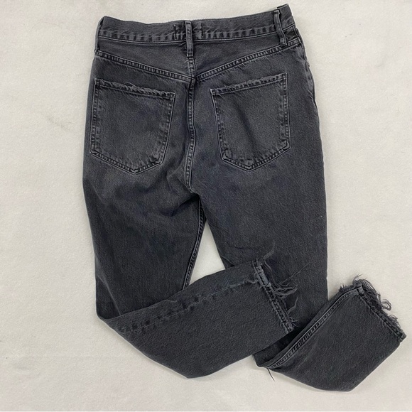 Agolde Riley Cut Black Jeans Size 27 - Picture 4 of 10